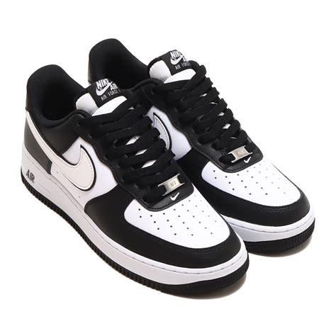 nike air force 1'07 black weiß|air force 1 07 added.